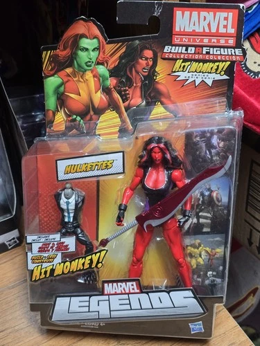 RED SHE HULK Marvel Legends Figure BAF Hit Monkey Hulkettes Universe Select NEW