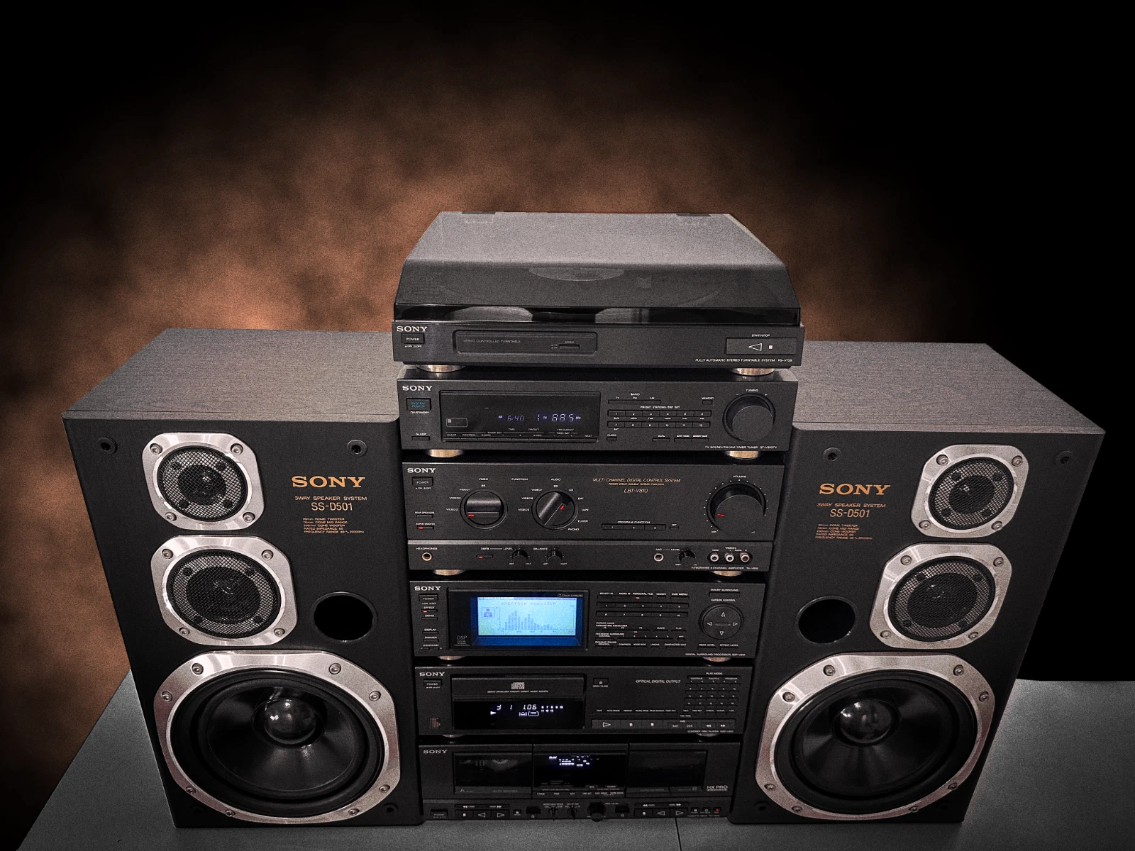 SONY LBT-V810 🌈RaRe🌈 Complete Vintage Component Stereo System | eBay