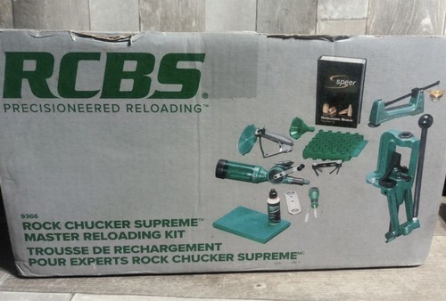 RCBS Rock Chucker Supreme Master Reloading Kit 9366 NEW! RockChucker