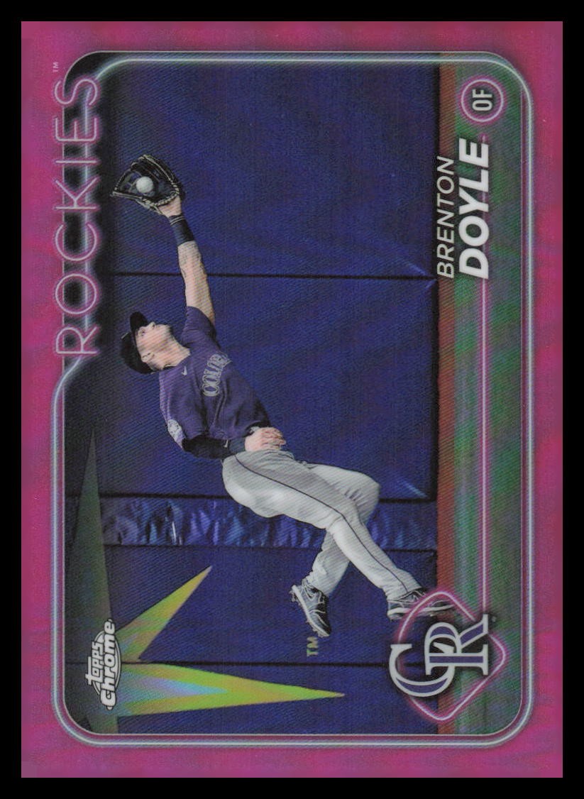 2024 Topps Chrome Pink Refractors #139 Brenton Doyle