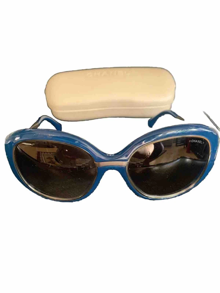 CHANEL Blue Round Sunglasses for Women for sale | eBay