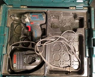 Bosch PS41 12 Volt 1/4" Hex Impact Driver W/ Battery & Charger In L BOXX