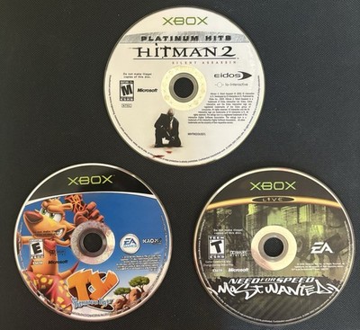 Xbox Games (Hitman 2, Ty, Need For Speed Most Wanted)