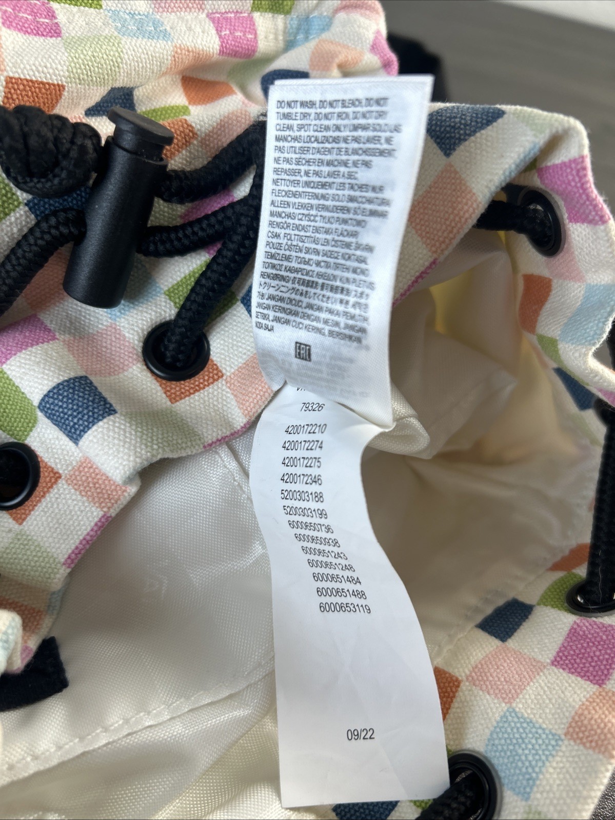 Vans Seeker Checkered Backpack Drawstring Adjusta… - image 10