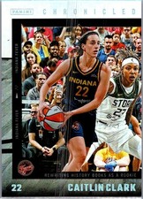 #08 Caitlin Clark Chronicled 2025 Panini- SP Silver