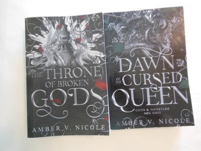 Lot of 2 Trade Paperbacks by Amber V. Nicole-Boos 2 & 3 of Gods & Monsters