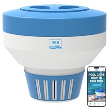Adjustable Pool Chlorine Floater Dispenser for 3-Inch Tabs, Heavy-Duty, Fits Sma