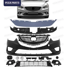 Front Bumper Cover Grille Grill Bracket Assembly For 2014-2017 Mazda 6 Mazda6