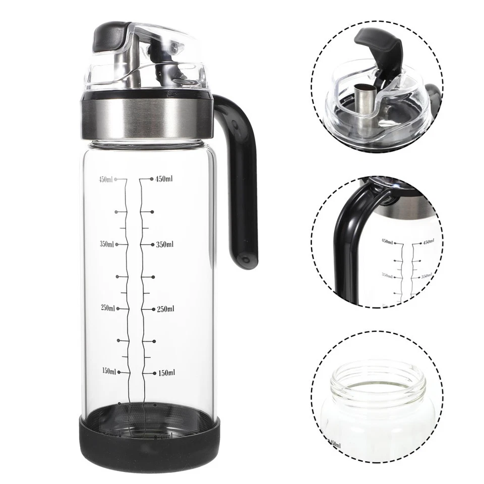  Stainless Steel Oil Dispenser Dispensers Vinegar Bottle Container