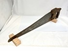 Vintage Disston Skew Back Handsaw 1896-1917 Applewood Handle 20” Well Loved — photo 3