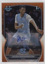 2022 Bowman U Chrome Prospect Orange Refractor 22/25 Jalen Washington Auto 10qe