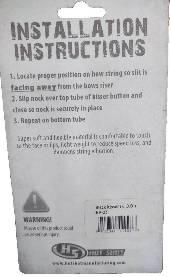 Hot Shot Kiss Of Death Soft And Flexible Kisser Button Black-Brand New-SHIP 24 H - Image 3 of 3