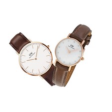 Daniel Wellington Classic Bristol Rose Brown ...