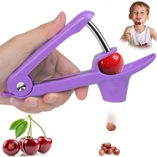 Cherry Pitter Tool Pit Remover Cherry Core Remover Tool with Space-Saving Lock