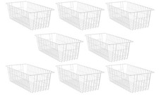 SANNO Freezer Baskets Wire Storage Baskets Bin Organizer Food, Kitchen, Basket