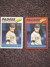 2026 Topps Heritage Base & Red Border Manny Machado #143 Padres