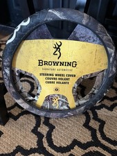 Browning Buckmark Camouflage Steering Wheel Cover