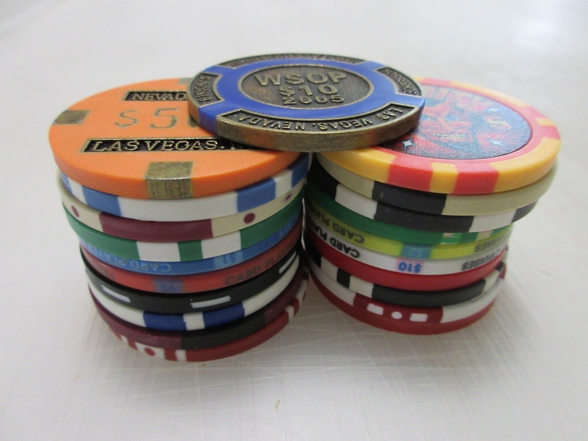 21 Casino Gaming Poker Chip Lot Las Vegas $1 New & Used Chipco
