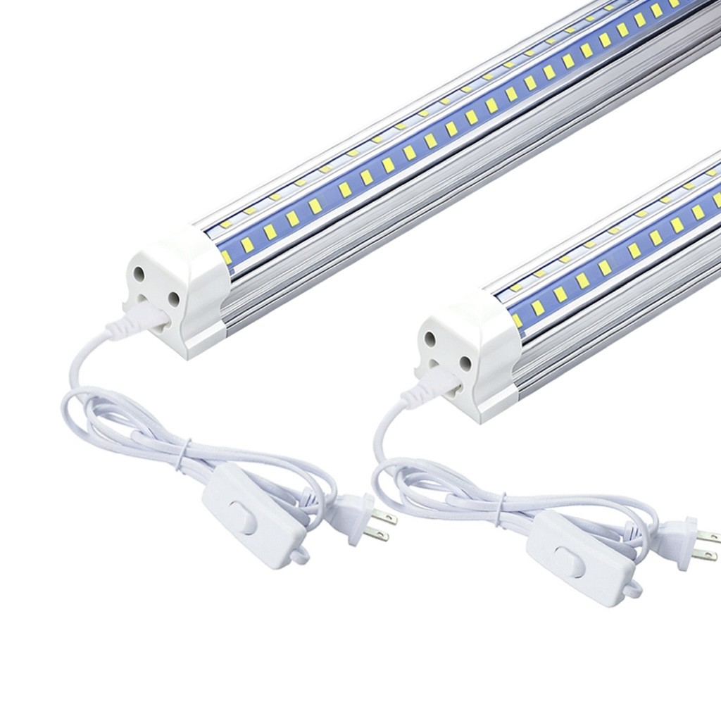 2ft 3ft 4ft 5ft 6ft 8ft LED Tube Light Bulbs T8 6500K LED Shop Light Fixture