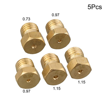 #ad Brass Jets Injectors Set For Converting Natural Gas To LPG In 5 Burner Cooktops $9.26