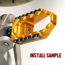 Touring Gold Anti Slip Front Foot Pegs For Ducati 959 Panigale 16 17 18 19