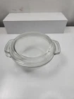 Vintage Anchor Hocking Glass Casserole Dish & Lid 20oz #1036