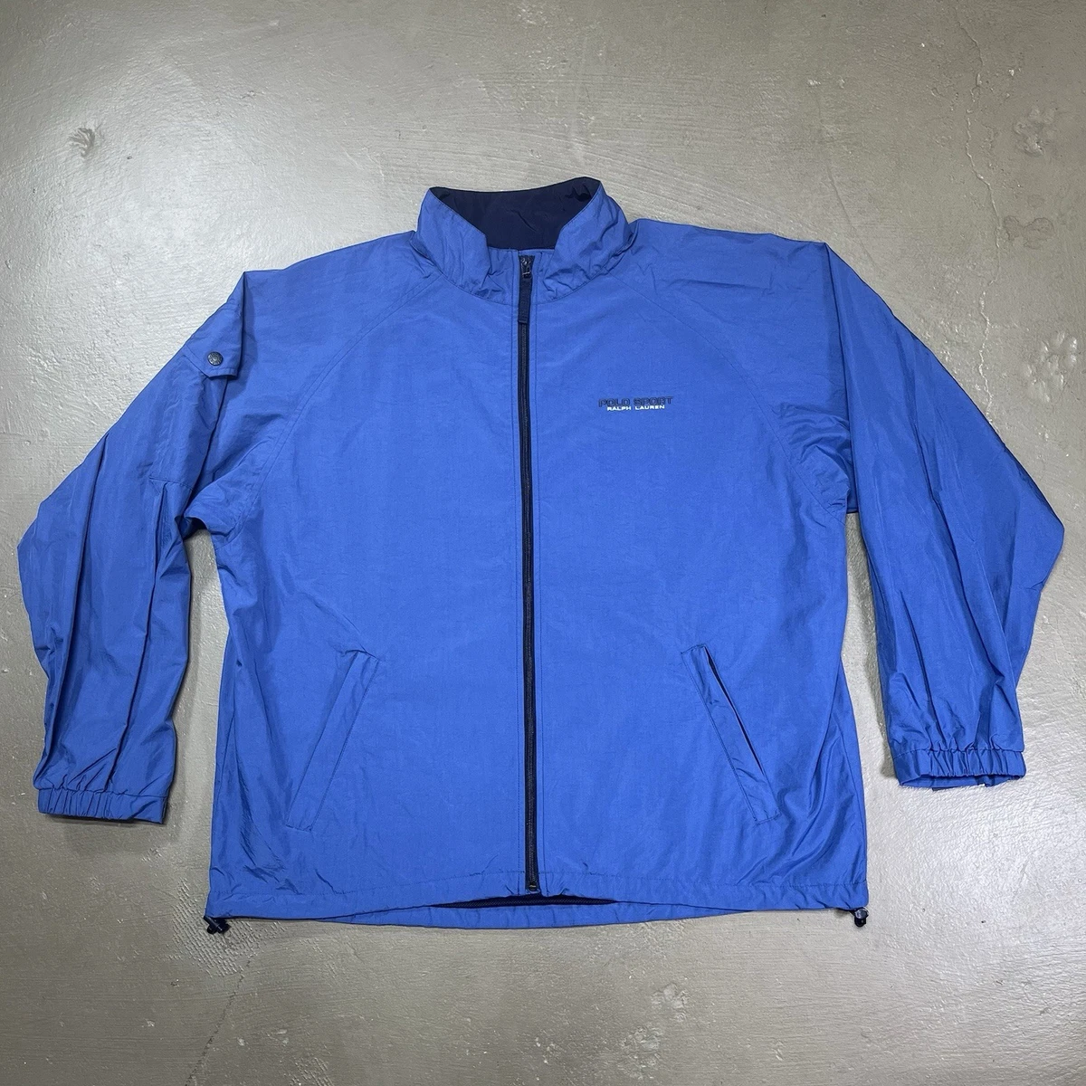 Polo Sport Blue Windbreaker Coats, Jackets & Vests for Men for