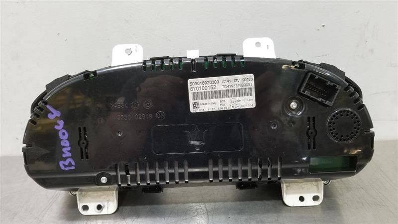17 2017 MASERATI GHIBLI OEM SPEEDOMETER GAUGE CLUSTER 670100152