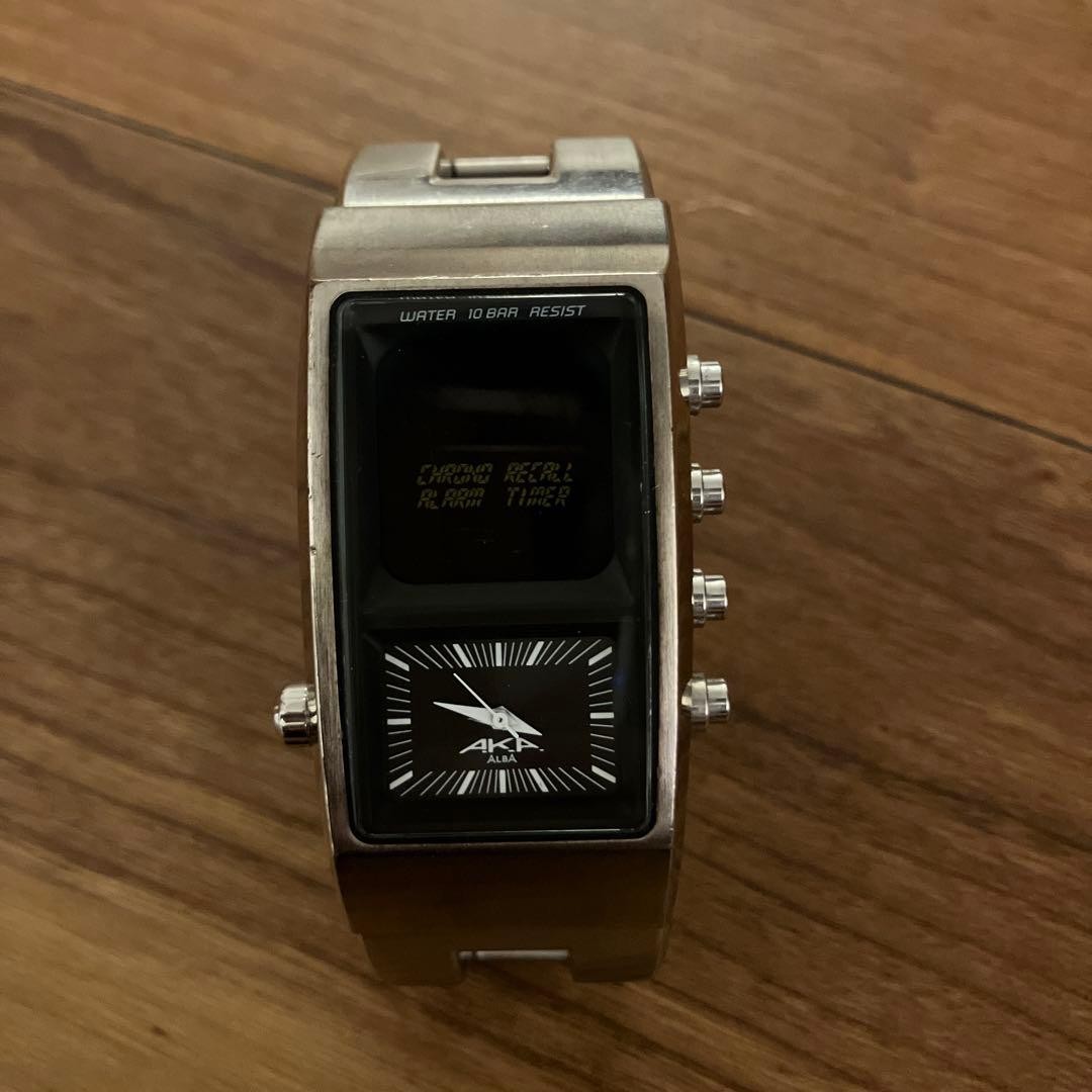 Digital Water Steel Watch Resistant AKA 10ATM Stainless Used - vintagewatches.pk