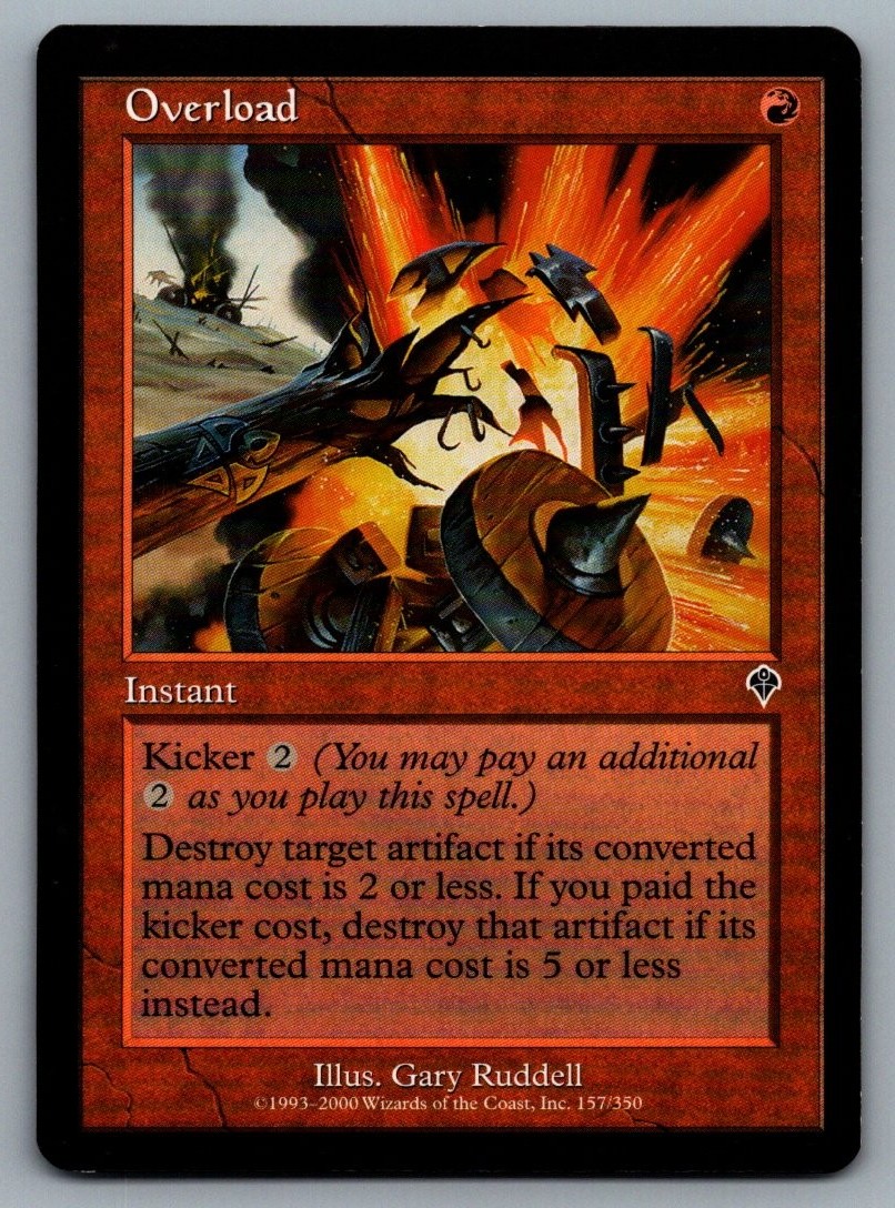 Overload #157 Invasion Magic: The Gathering MTG - NM