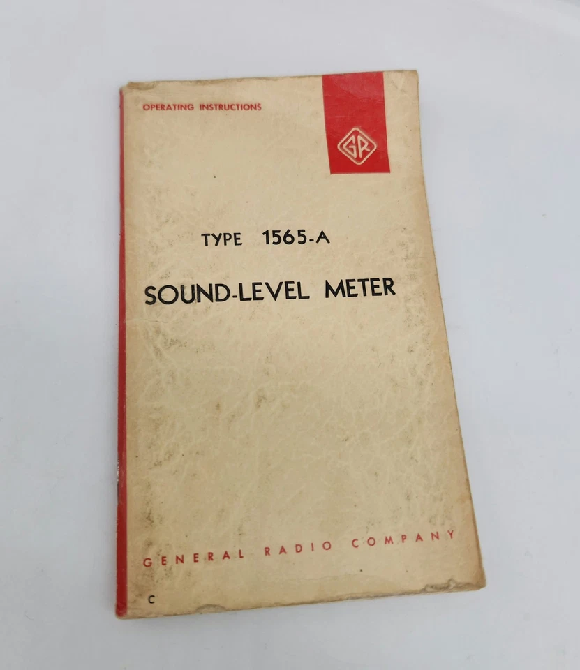 Винтажный измеритель уровня звука децибел General Radio Company тип 1565-A с чехлом - Изображение 2 из 4