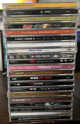 Lot of 21 Music CD's Mixed Genre Original Case Ecletic Eric Clapton Kid Rock ++