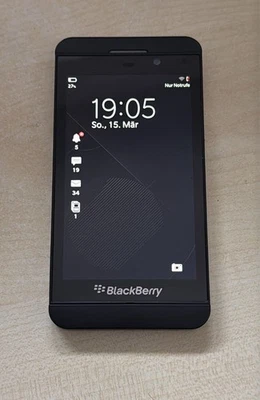 BlackBerry Z10 16GB Schwarz Geprüft Volle Funktion Rechnung Händler MwSt Top - Bild 1 von 2