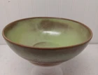 7.5"  Frankoma Pottery Serving Bowl Prairie Green #224-2 U.S.A.