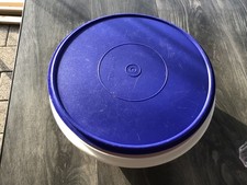 Tupperware Rührschüssel Pengschüssel 6 l weiss blau