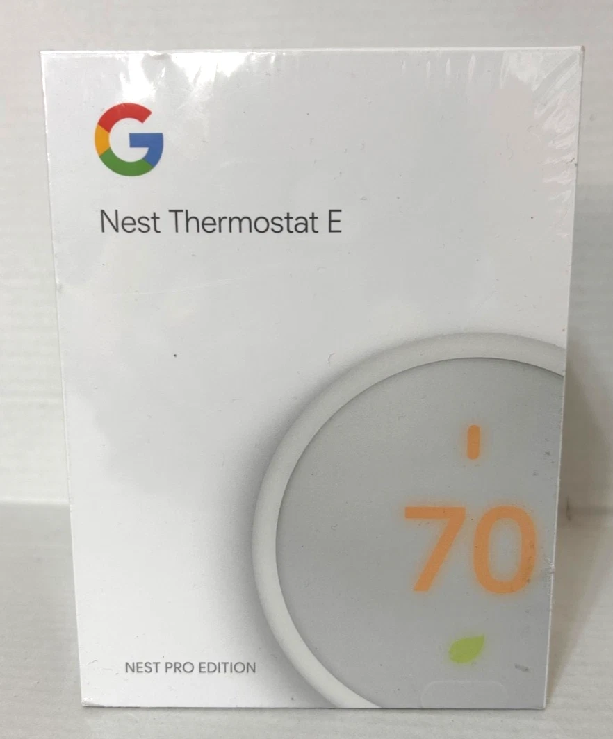 Complete Kit Google Nest T4001ES Nest Thermostat E Smart - White T4000ES Seale