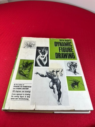Vintage 70er Künstlerbuch dynamische Figur Zeichnung Hardcover Hogarth, Burne Hobby Geschenk