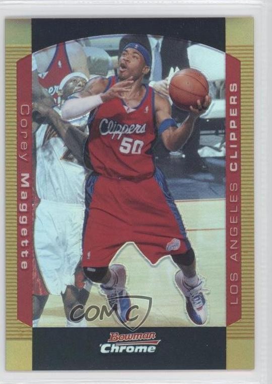 2004-05 Bowman Draft Chrome Gold Refractor 4/50 Corey Maggette #29 0a1