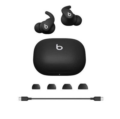 NEW Genuine Beats Powerbeats Fit Jet Black Wireless Noise Cancelling Earbuds