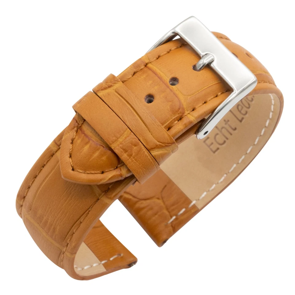Eichmüller Uhrenarmband Alligator in 14/18/20/22 mm Kroko Prägung Kalbsleder - Bild 4 von 4