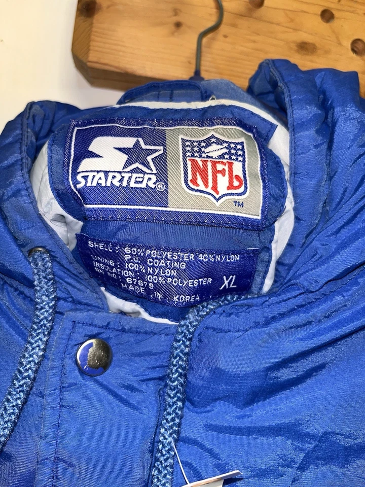 Chaqueta acolchada de iniciación de los Dallas Cowboys de colección de los 90 talla XL Foto 4 de 4