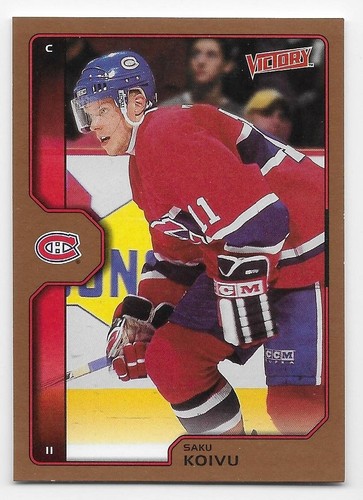 02/03 UPPER DECK VICTORY BRONZE PARALLEL Hockey (#1-220) U-Pick From List - Picture 102 of 197
