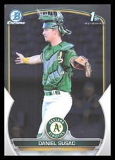 2023 Bowman Chrome Prospects #BCP-5 Daniel Susac Oakland Athletics