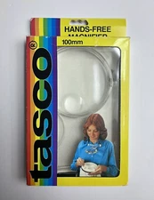 Vintage 1983 Tasco Hands Free Magnifier With Bifocal Lens 100mm Rare Find
