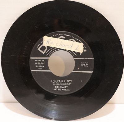 Bill Haley And His Comets 45 RPM See You Later Alligator Decca 1956