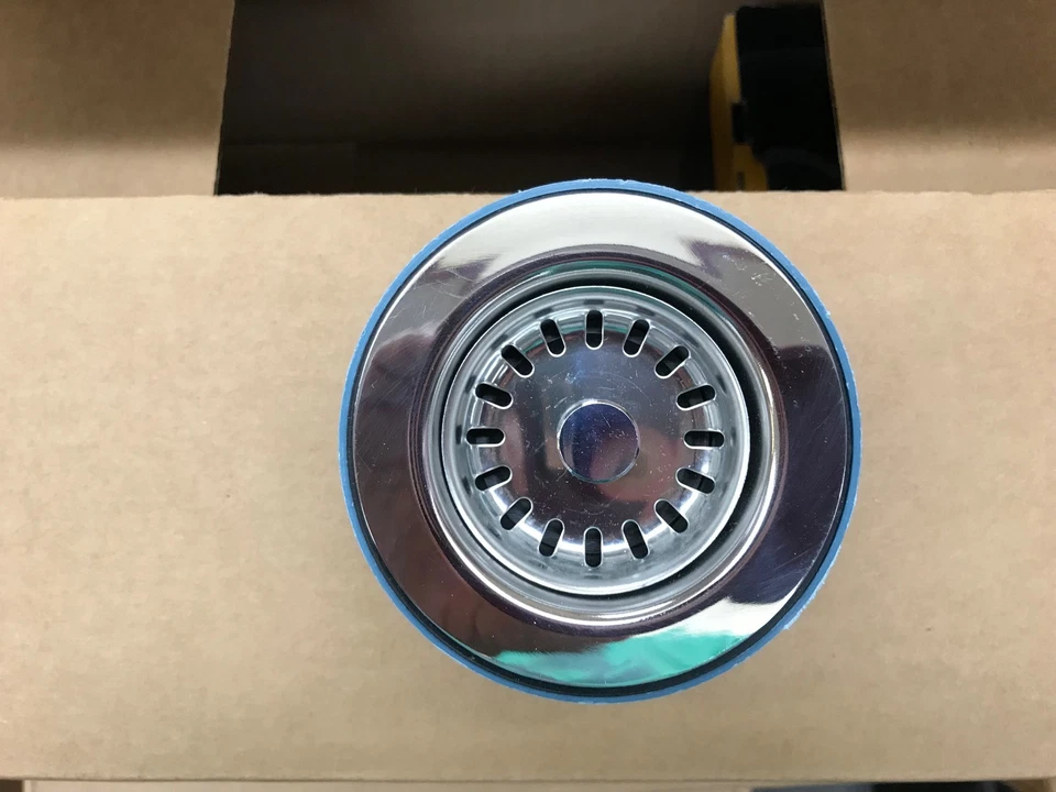 Colador de cesta de 2 pulgadas Whitehaus Collection para fregadero de cocina ~ azul Foto 2 de 4