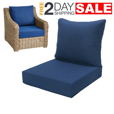 Cushion Set Patio Chair Cushions Navy Blue Clearance Patio - Main Image