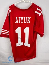 Brandon Aiyuk San Francisco 49ers Authorized Signature NFL Football Replica Jers