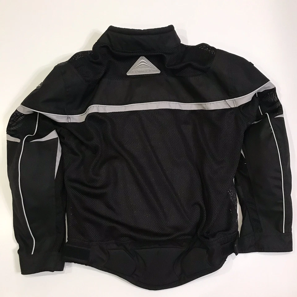 Vintage Tourmaster Draft Armor Motorcycle Jacket Black Reflective Men’s Medium - Image 2 of 4