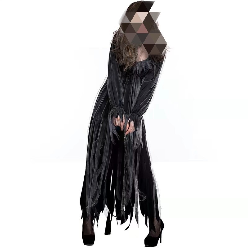 Popular Adult Women Girl Cosplay Costume Halloween Suit Black Dress eBay